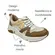 Tênis Modare Branco Off/Tan/Dourado/Manteiga Feminino