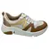 Tênis Modare Branco Off/Tan/Dourado/Manteiga Feminino