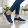 Tênis Actvitta Nylon Marinho/Rosa Antigo Feminino