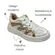 Tênis Modare Napa Floater Branco Off/Dourado Feminino