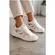 Tênis Modare Napa Floater Branco Off/Dourado Feminino
