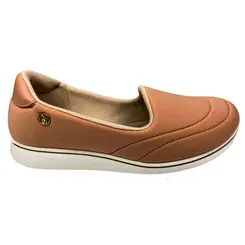 Tênis Modare Slip On Lycra Floater Nature Nude Feminino