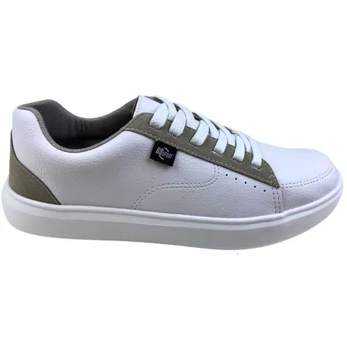 Sapatênis BRsport Napa Vermont Branco/Cinza Masculino