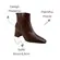 Bota Vizzano Salto Bloco Napa Genebra Café Feminino