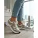 Tênis Vizzano Nylon Kansas Branco Off/Cinza Feminino