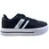 Tênis Adrun Slim Kids Preto/Branco Menino