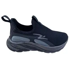 Tênis Adrun Speed Flex Kids Preto/Chumbo Menino
