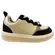 Tênis Novopé Pingente Urso/Off White/Café/Ouro Menina