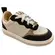 Tênis Novopé Pingente Urso/Off White/Café/Ouro Menina