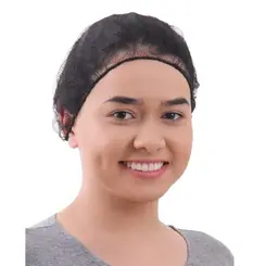 100 Toucas Rede Preta Proteção Cabelo