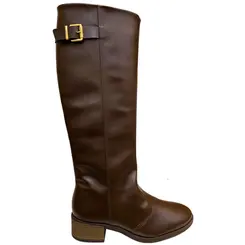 Bota Beira Rio Napa Berlim Cano Longo Café Feminina