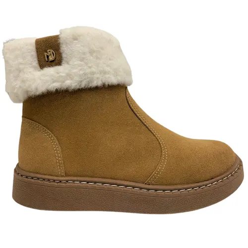 Bota Modare Camurção/Pelo Caramelo/Branco Off Feminina