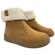 Bota Modare Camurção/Pelo Caramelo/Branco Off Feminina