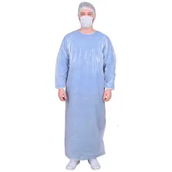 Kit 50 Capas Com Elastico Branca-Antimicrobiana