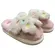 Chinelo Pantufa Stuf Dom Juvenil Coelho Rosa Menina