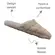 Chinelo Stuf Dom Com Pelo Bege Feminino