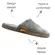 Chinelo Stuf Dom Toque de Seda Cinza Feminino