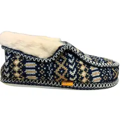 Pantufa Bota Stuf Dom Viena Preto/Bege Feminina