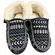 Pantufa Bota Stuf Dom Viena Preto/Bege Feminina