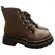 Bota Molekinha Napa Veluna Chocolate Menina