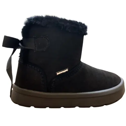 Bota Novopé Sintético Juvenil Preto Menina