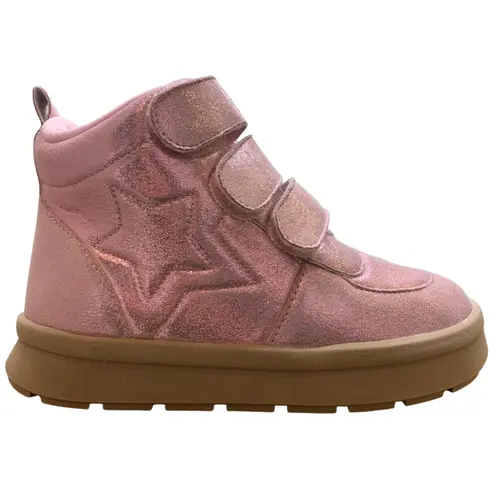 Bota Novopé Textil Rosa Claro/Crepe Menina