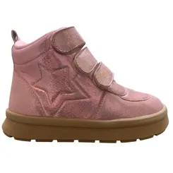 Bota Novopé Textil Rosa Claro/Crepe Menina
