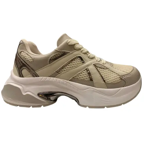 Tênis Vizzano Tecido Branco Off/Cinza/Grafite Feminino