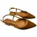 Sapato Vizzano Slingback Tramado Pelica Camel Feminino