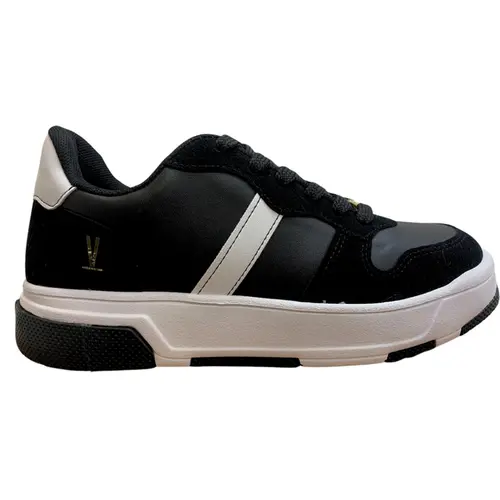 Tênis Vizzano Pelica Camurção Preto/Branco Feminino