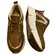 Tênis Modare Napa Veluna Castanho/Dourado Feminino