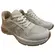 7414.101.31830.35312 SAPATO CASUAL FEM. DE USO COMUM C/ SOLA SINT. CABEDAL TEXTIL BRANCO OFF 526 tam
