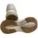 7414.101.31830.35312 SAPATO CASUAL FEM. DE USO COMUM C/ SOLA SINT. CABEDAL TEXTIL BRANCO OFF 526 tam