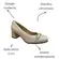 Sapato Modare Napa Micro Perfuros Branco Off Feminino