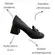 Sapato Modare Napa Floather Nature Preto Feminino