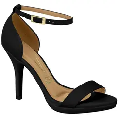 SANDALIA VIZZANO PELICA PRETO FEMININA