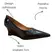 Sapato Vizzano Casual Scarpin Anabela Preto Feminino