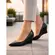 Sapato Vizzano Casual Scarpin Anabela Preto Feminino