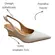 Sapato Vizzano Slingback Casual Branco Off Feminino