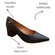 Sapato Vizzano Scarpin Salto Bloco Pelica Preto Feminino