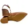 Sapato Vizzano Slingback Salto Bloco Mocca Feminino