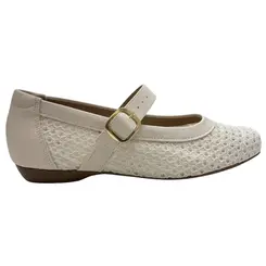 Sapatilha Modare Tela Fiorucci Branco Off Feminina