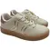 Tênis Molekinha Casual Branco Off/Nude/Dourado Menina