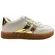 Tênis Molekinha Napa Turim Branco/Dourado Menina