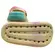 Clog Molekinha Eva/Elastico Creme/Multicolor Menina