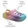Clog Molekinha Eva/Elastico Creme/Multicolor Menina