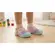 Clog Molekinha Eva/Elastico Creme/Multicolor Menina