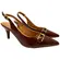 Sapato Vizzano Slingback Imperiale Dark Carmim Feminino