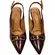 Sapato Vizzano Slingback Imperiale Dark Carmim Feminino