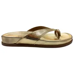Chinelo Vizzano Metalizado Milano Dourado Feminino